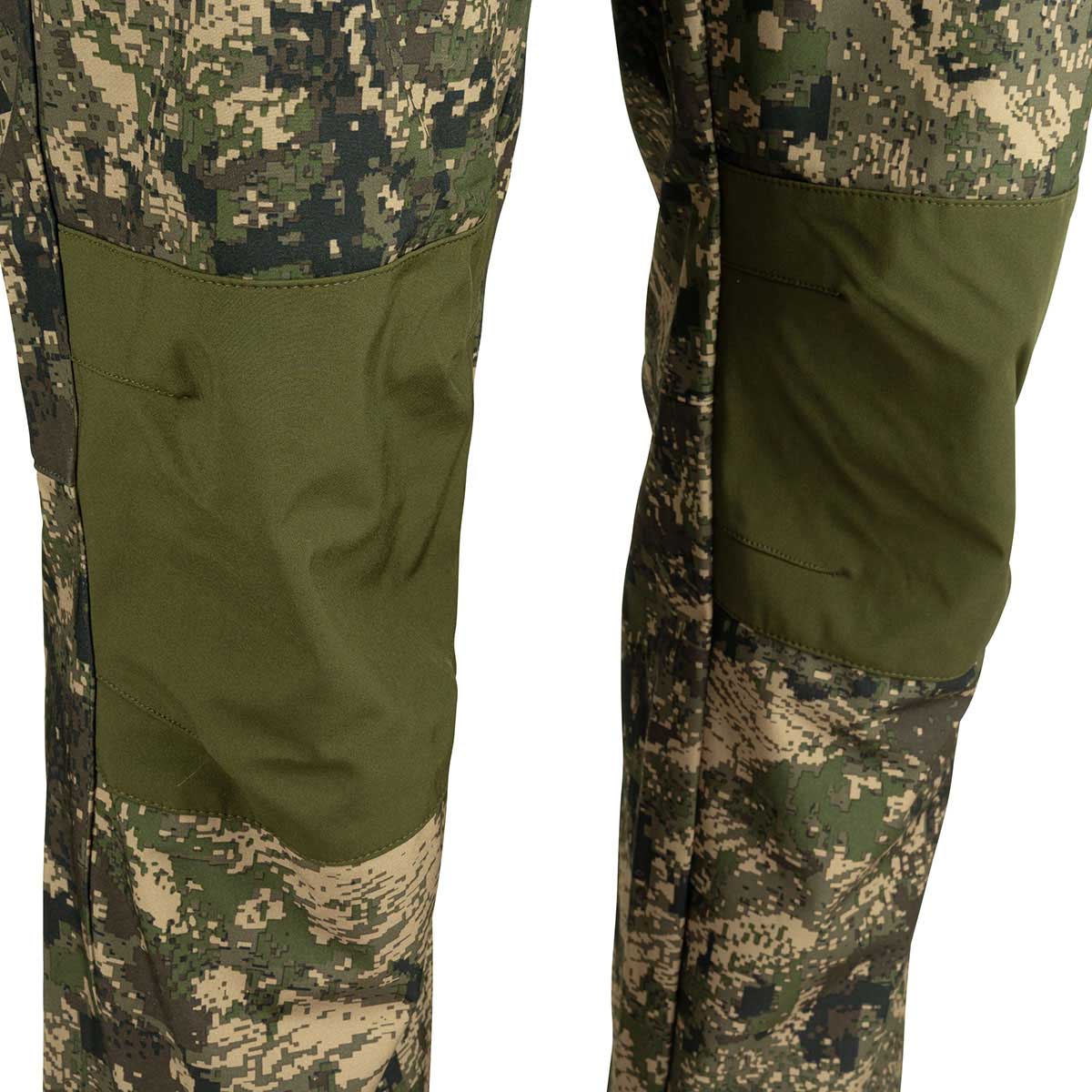Jack Pyke Softshell Trousers Digicam - knee detail Jack Pyke Softshell Trousers Digicam - knee detail