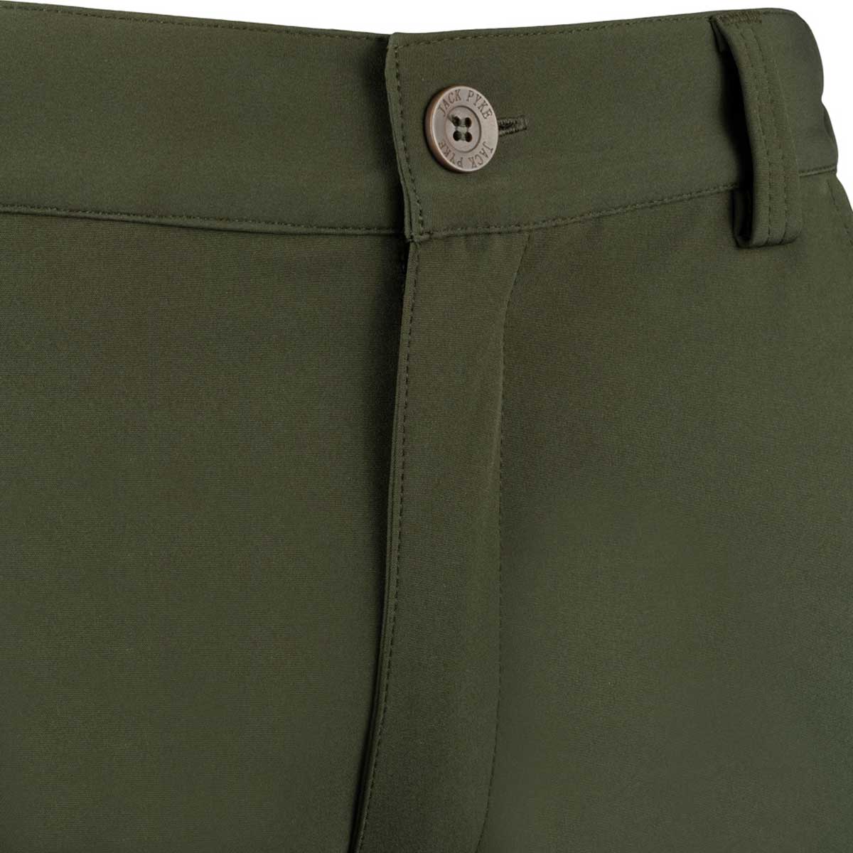 Jack Pyke Softshell Trousers - fastening Jack Pyke Softshell Trousers - fastening