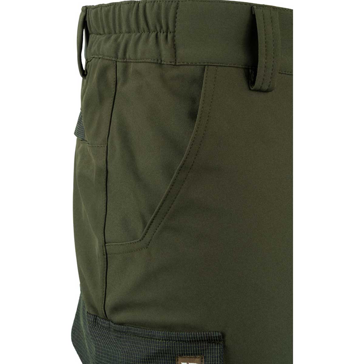 Jack Pyke Softshell Trousers - pocket detail Jack Pyke Softshell Trousers - pocket detail
