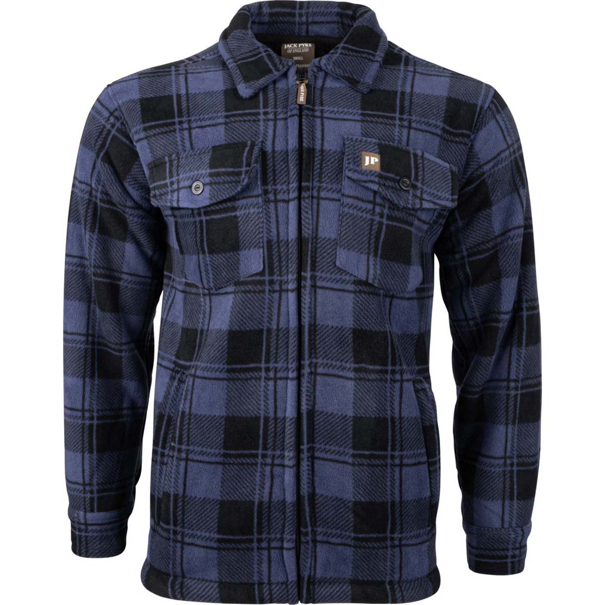 Jack Pyke Tundra Shirt - Navy - Front View Jack Pyke Tundra Shirt - Navy - Front View