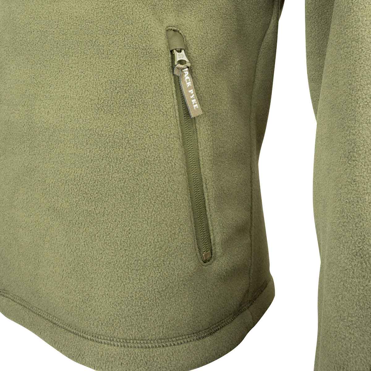 Jack Pyke Weardale Fleece Jacket - pocket detail Jack Pyke Weardale Fleece Jacket - pocket detail