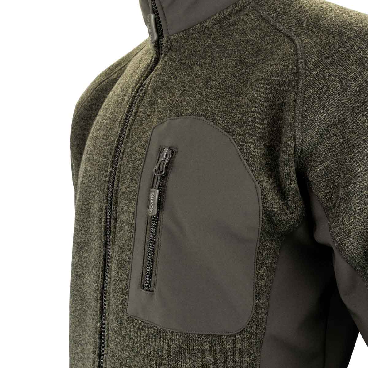 Jack Pyke Weardale Knitted Jacket - green chest pocket Jack Pyke Weardale Knitted Jacket - green chest pocket
