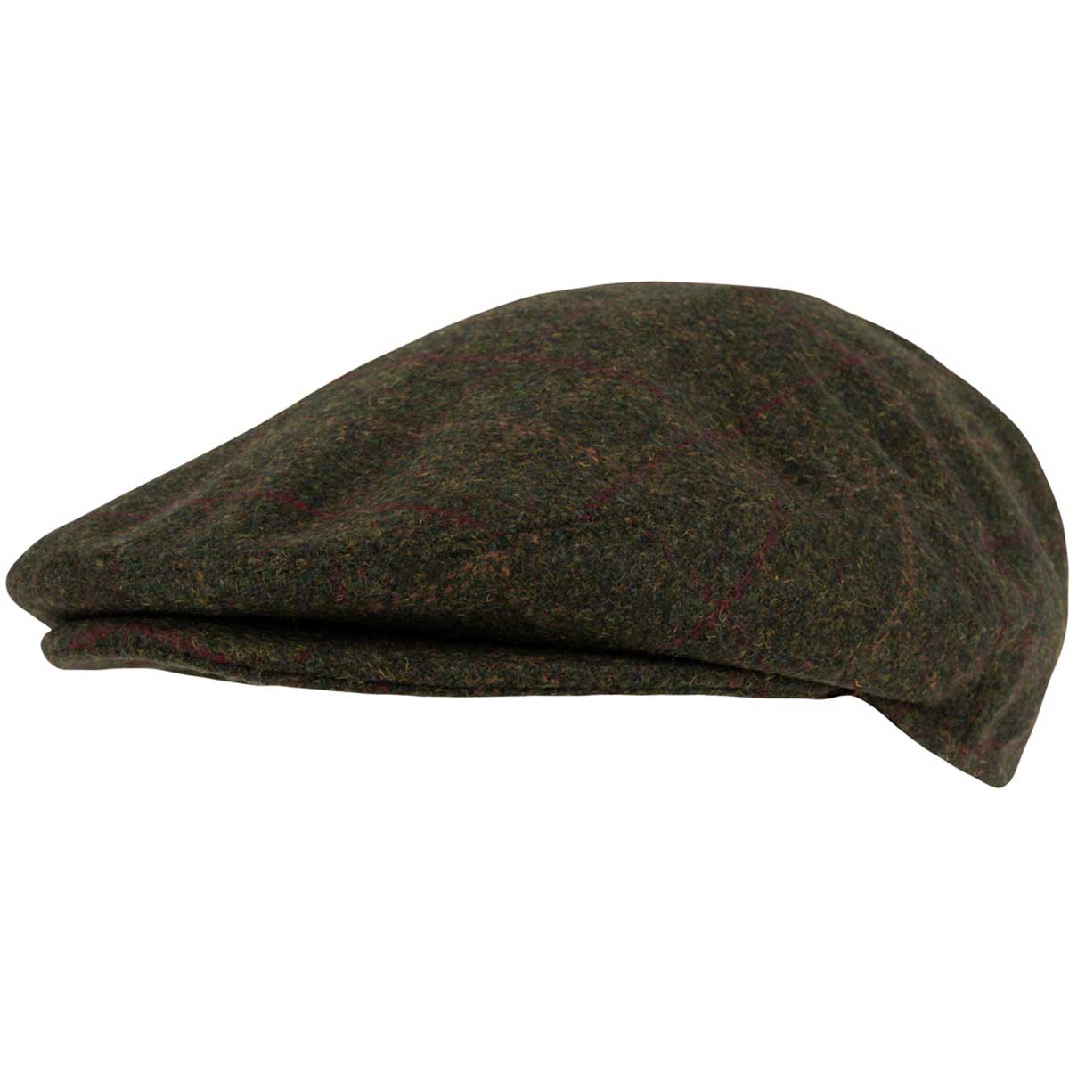 Jack Pyke Wool Blend Flat Cap dark olive Jack Pyke Wool Blend Flat Cap dark olive