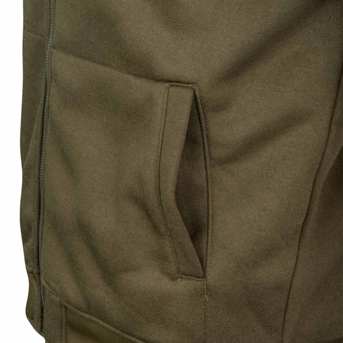 Jack Pyke Yakka Hoodie - Dark Olive - Detail Jack Pyke Yakka Hoodie - Dark Olive - Detail