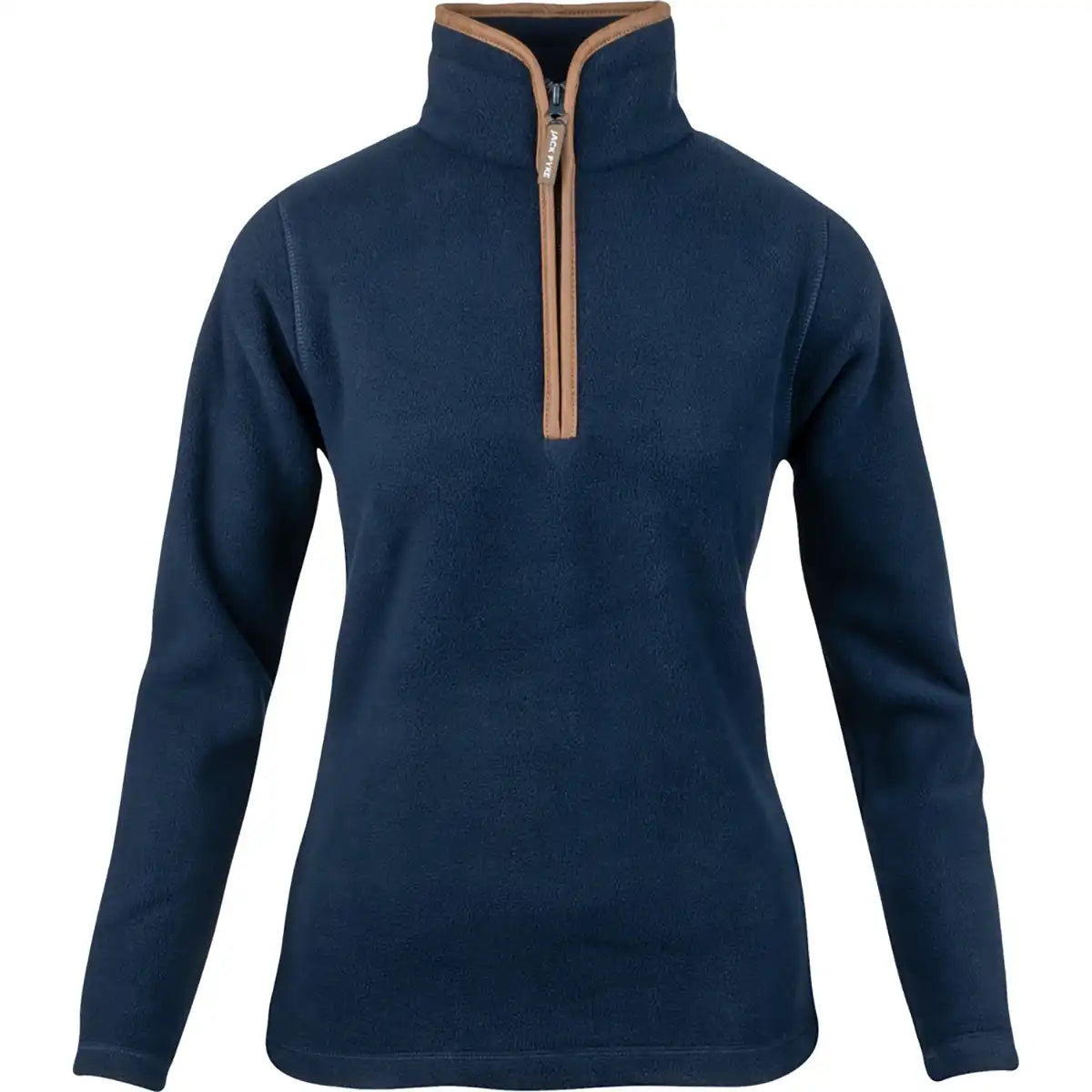 Jack Pyke Ladies Fleece Pullover - Navy - Front Jack Pyke Ladies Fleece Pullover - Navy - Front