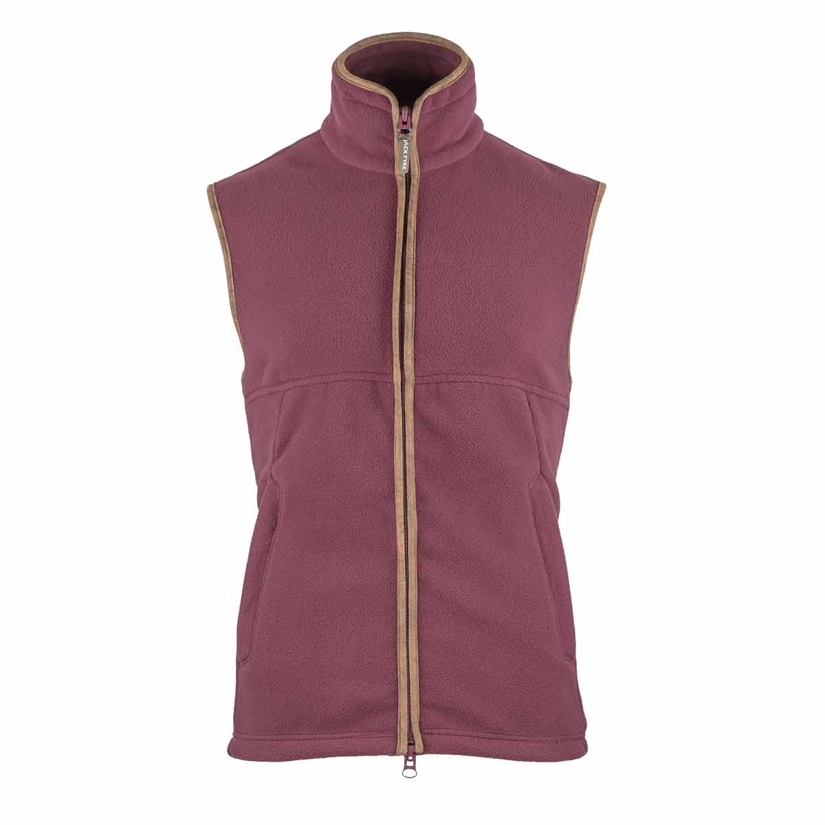 Jack Pyke Countryman Mens Fleece Gilet - Burgundy Jack Pyke Countryman Mens Fleece Gilet - Burgundy