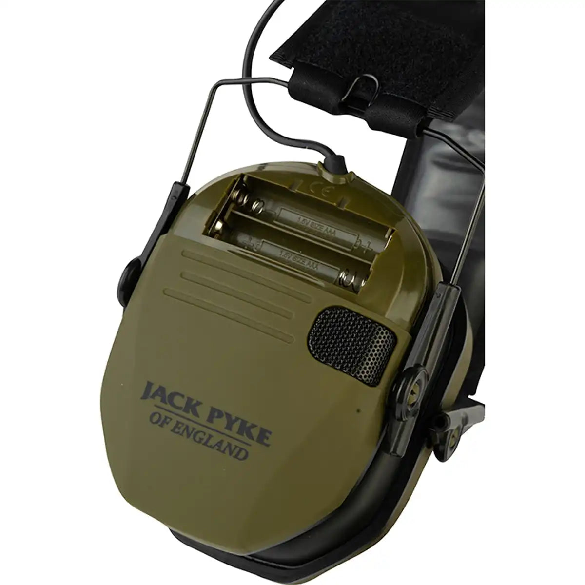 Jack Pyke Electronic Ear Defenders - Battery Detail Jack Pyke Electronic Ear Defenders - Battery Detail