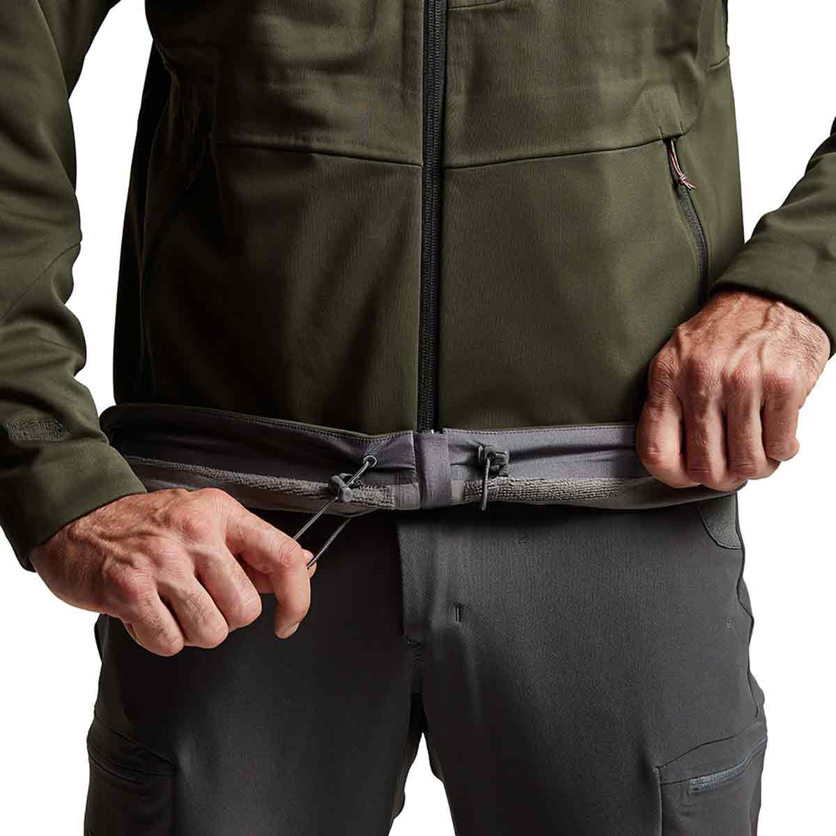 Sitka Jetstream Men's Shooting Jacket - Deep Lichen Adjustable Hem Sitka Jetstream Men's Shooting Jacket - Deep Lichen Adjustable Hem