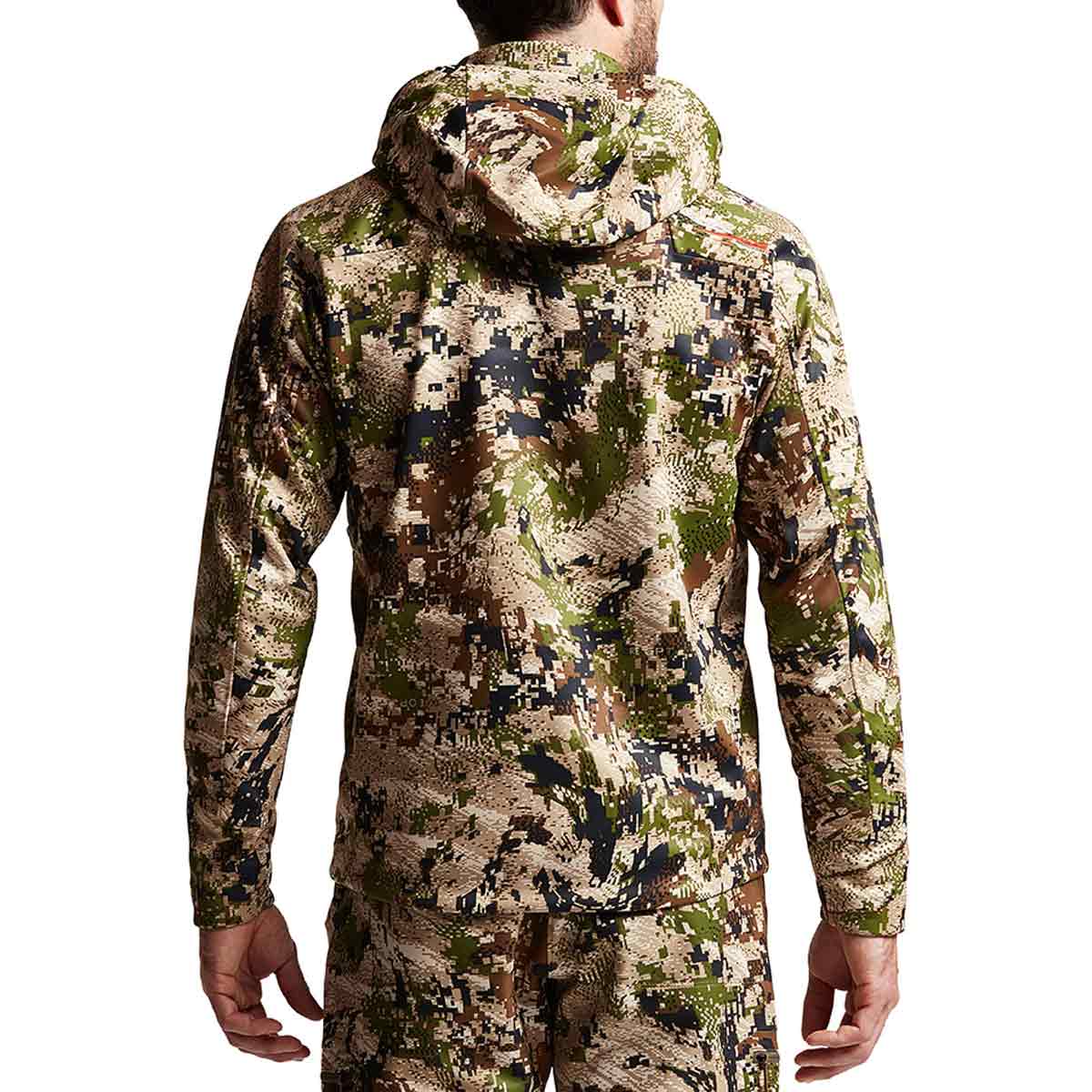 Sitka Jetstream Optifade Subalpine Men's Shooting Jacket - Back on model Sitka Jetstream Optifade Subalpine Men's Shooting Jacket - Back on model