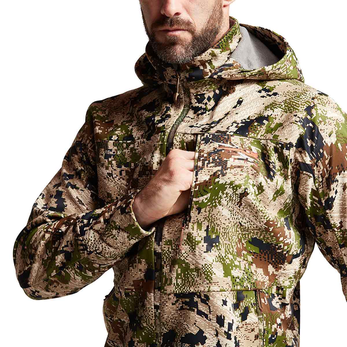 Sitka Jetstream Optifade Subalpine Men's Shooting Jacket - Chest pocket Sitka Jetstream Optifade Subalpine Men's Shooting Jacket - Chest pocket