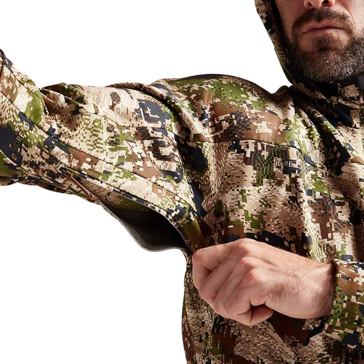 Sitka Jetstream Optifade Subalpine Men's Shooting Jacket - Pit Zips Sitka Jetstream Optifade Subalpine Men's Shooting Jacket - Pit Zips