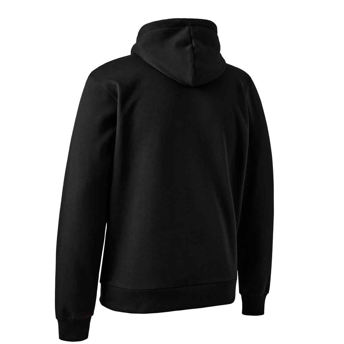 Deerhunter Jubilee Hoodie back view in Black Deerhunter Jubilee Hoodie back view in Black
