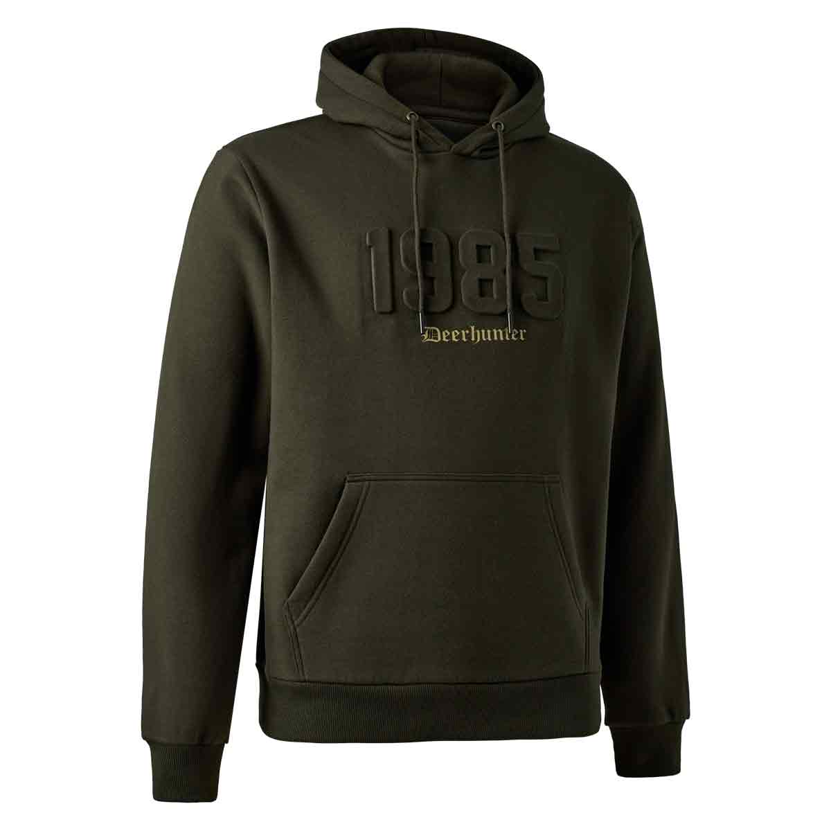 Deerhunter Jubilee Hoodie front view in colour Timber Deerhunter Jubilee Hoodie front view in colour Timber