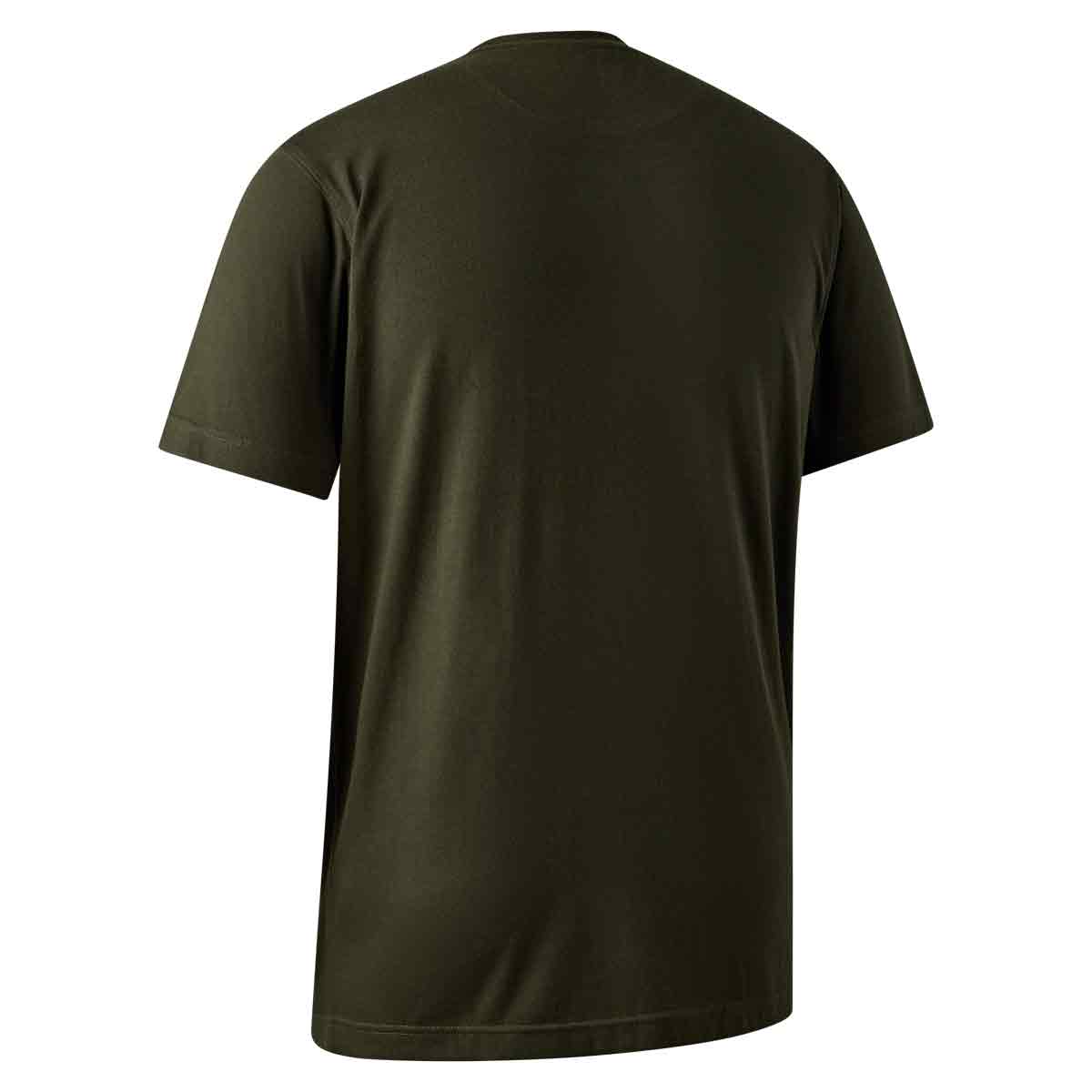Deerhunter Jubilee T-Shirt in colour Timber, back view Deerhunter Jubilee T-Shirt in colour Timber, back view