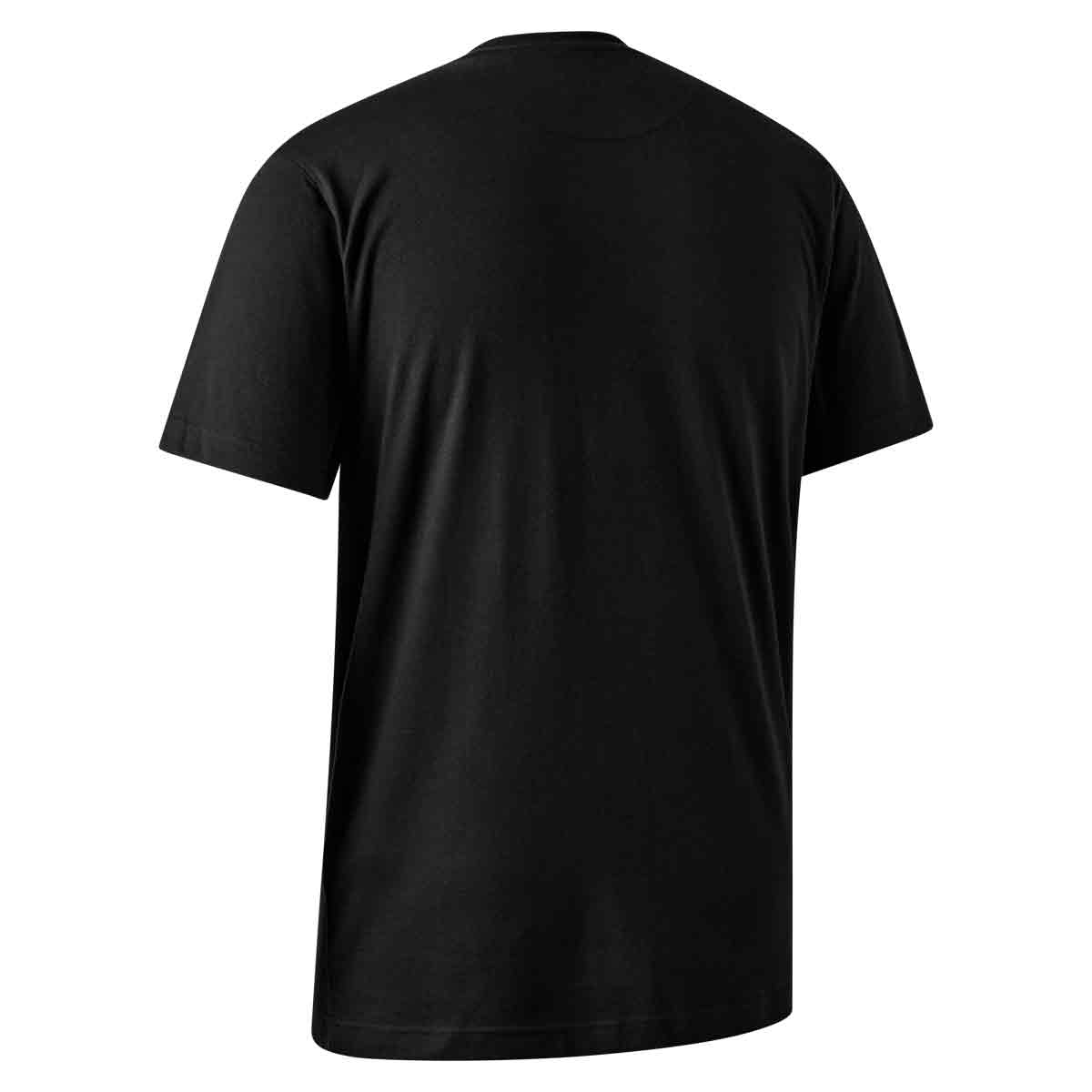 Deerhunter Jubilee T-Shirt in colour Black, back view Deerhunter Jubilee T-Shirt in colour Black, back view