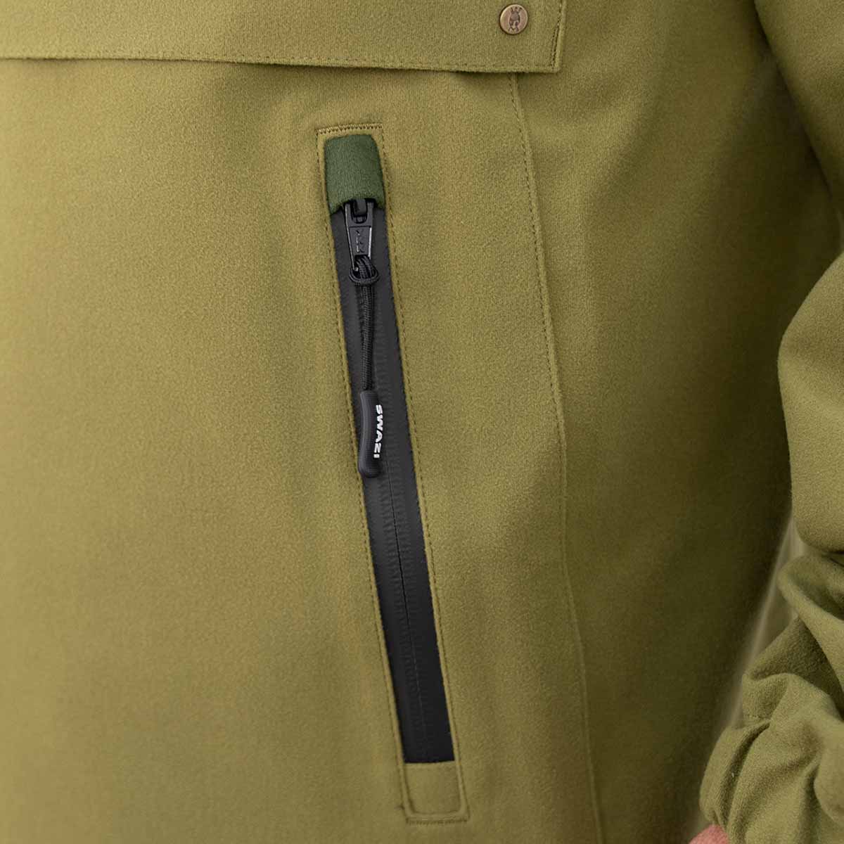 Swazi Kagoule Smock Tussock Green Swazi Kagoule Smock Tussock Green