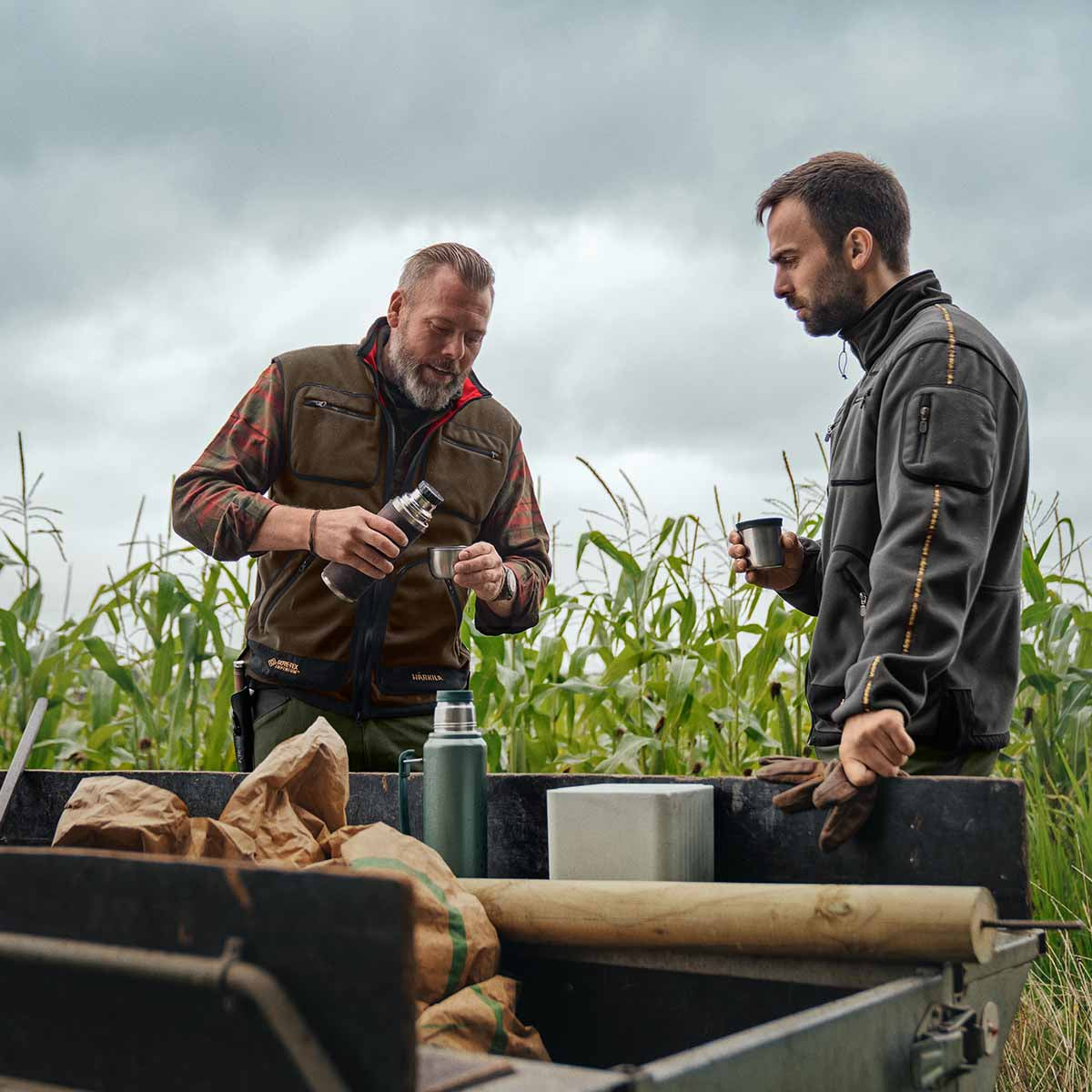 Harkila Kamko Fleece Waistcoat - On Model Harkila Kamko Fleece Waistcoat - On Model