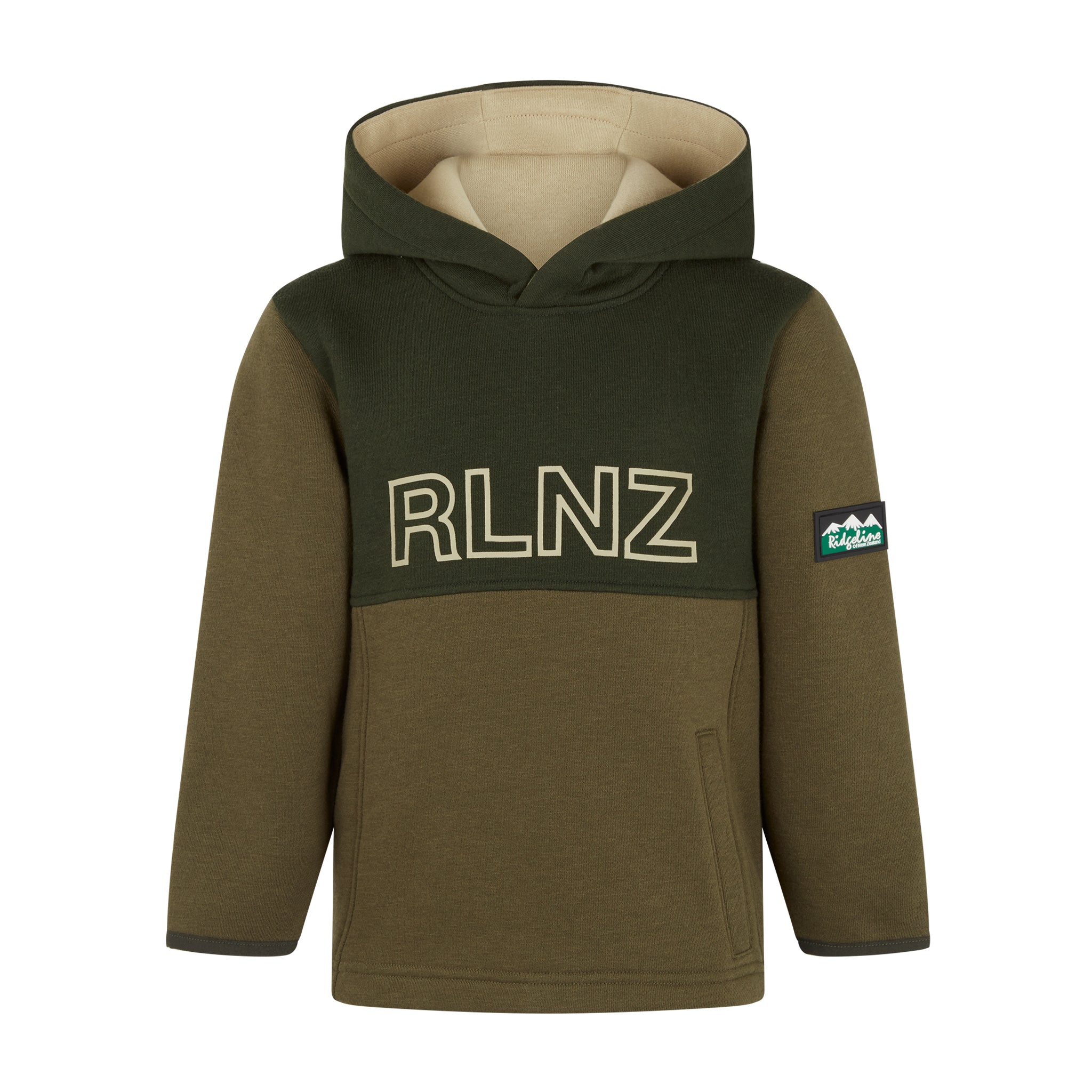 Kids Ridgeline Northern Pines Fleece Hoodie - olive mix Kids Ridgeline Northern Pines Fleece Hoodie - olive mix