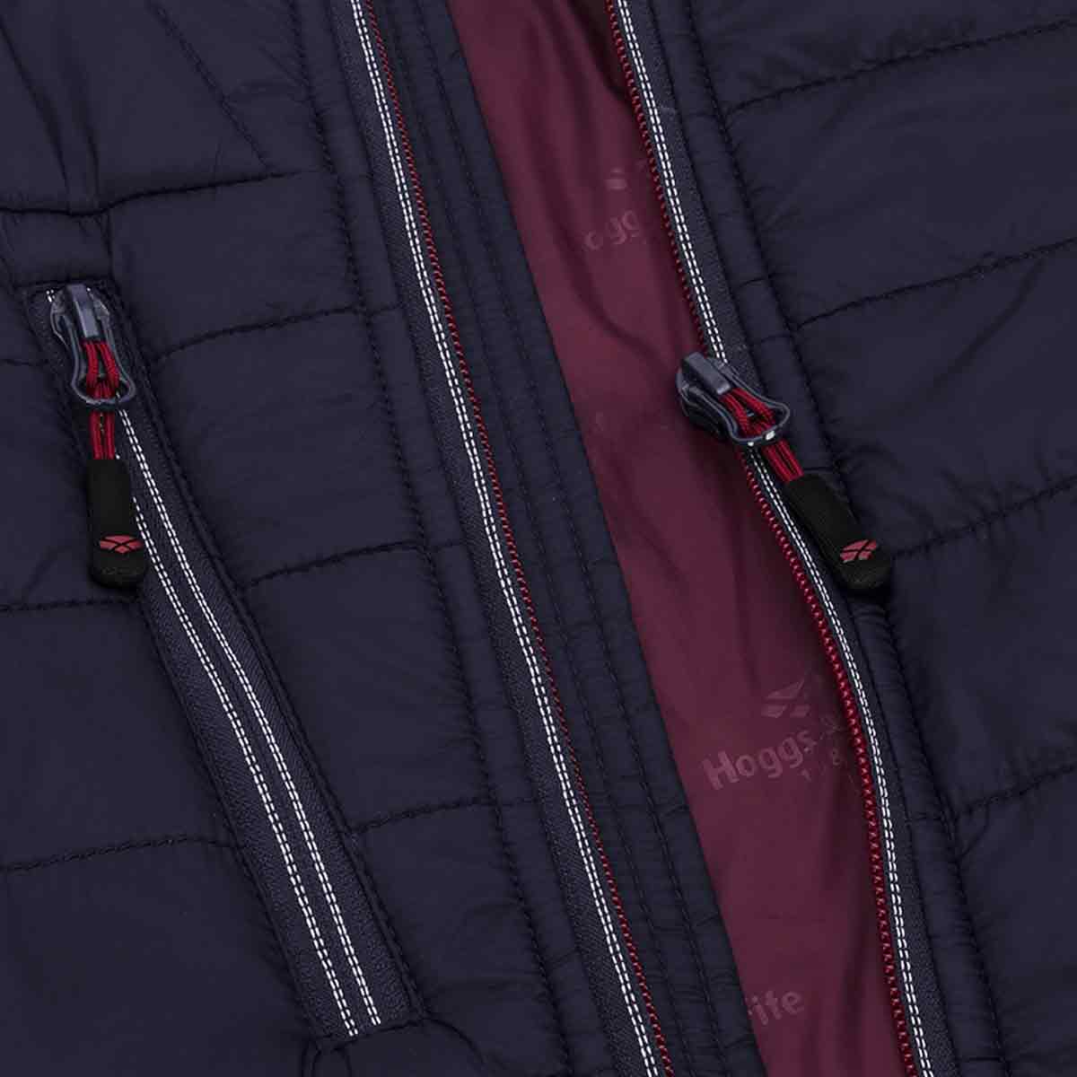 Hoggs of Fife Kingston Lightweight Quilted Jacket - Navy/Merlot Hoggs of Fife Kingston Lightweight Quilted Jacket - Navy/Merlot