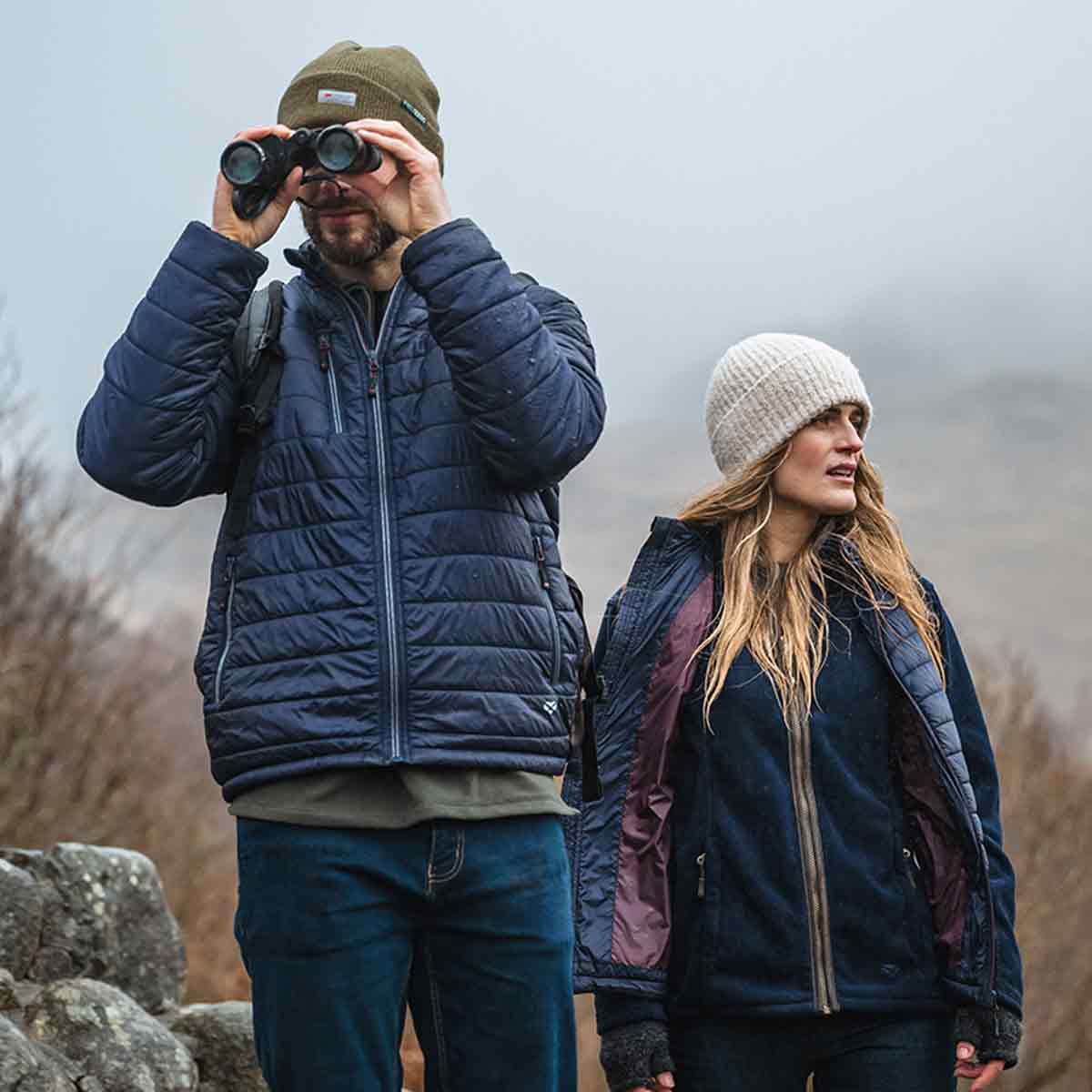 Hoggs of Fife Kingston Lightweight Quilted Jacket - Navy/Merlot Hoggs of Fife Kingston Lightweight Quilted Jacket - Navy/Merlot