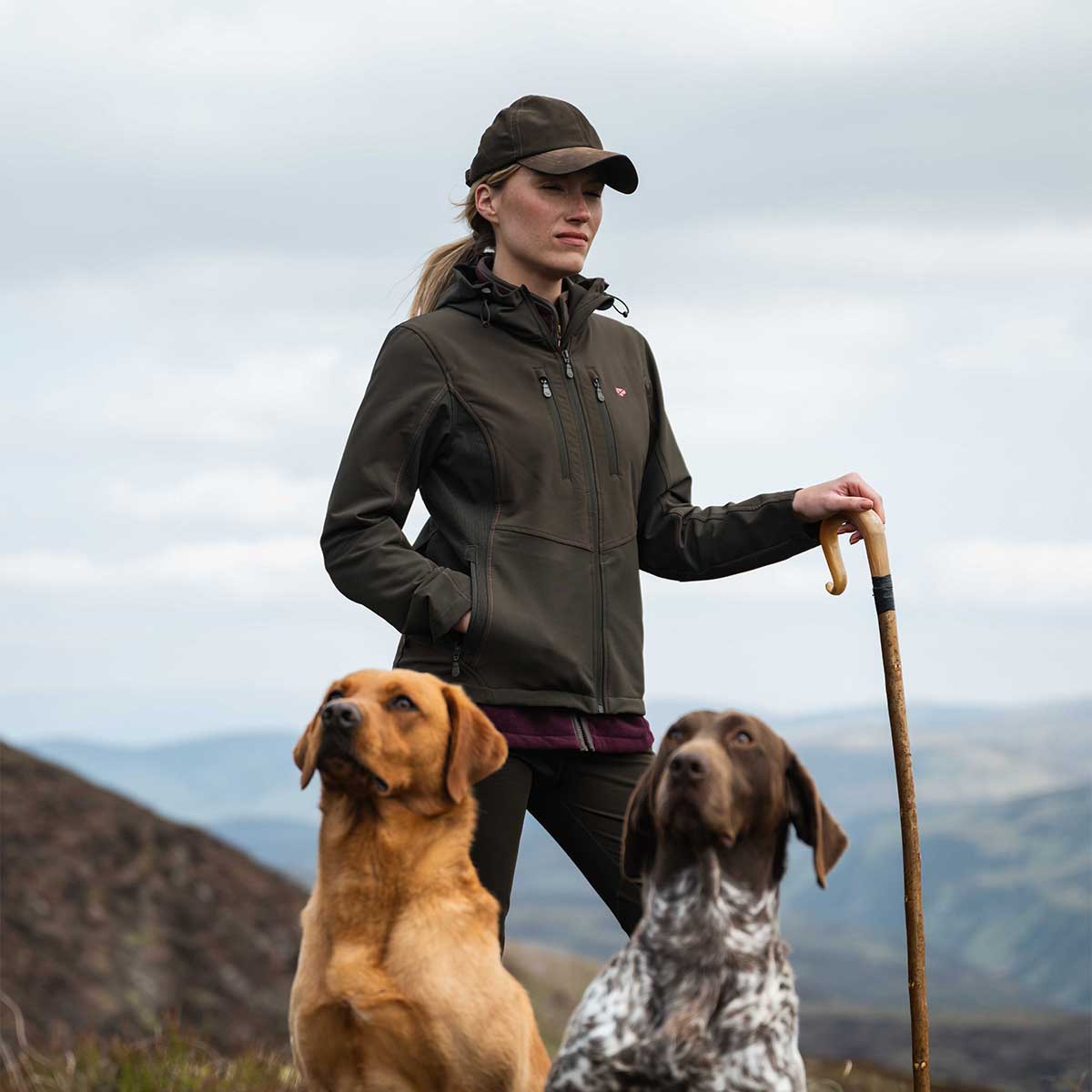 Hoggs of Fife Ardross Ladies 4-Way Active Jacket - Model Hoggs of Fife Ardross Ladies 4-Way Active Jacket - Model