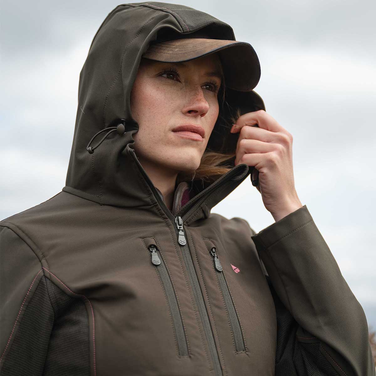 Hoggs of Fife Ardross Ladies 4-Way Active Jacket - Model Detail Hoggs of Fife Ardross Ladies 4-Way Active Jacket - Model Detail