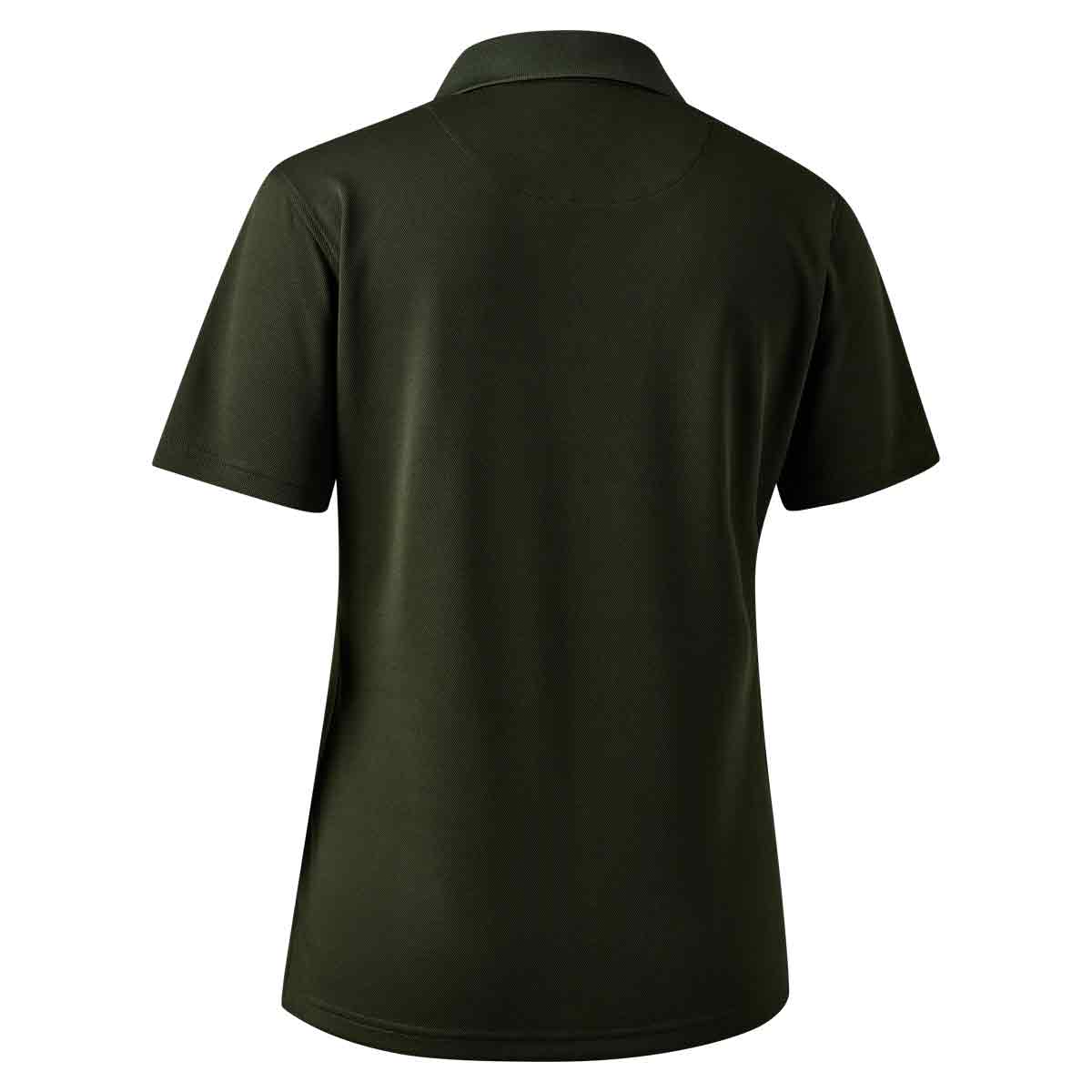 Deerhunter Lady Climate Polo Shirt with 37.5® Technology - back view Deerhunter Lady Climate Polo Shirt with 37.5® Technology - back view