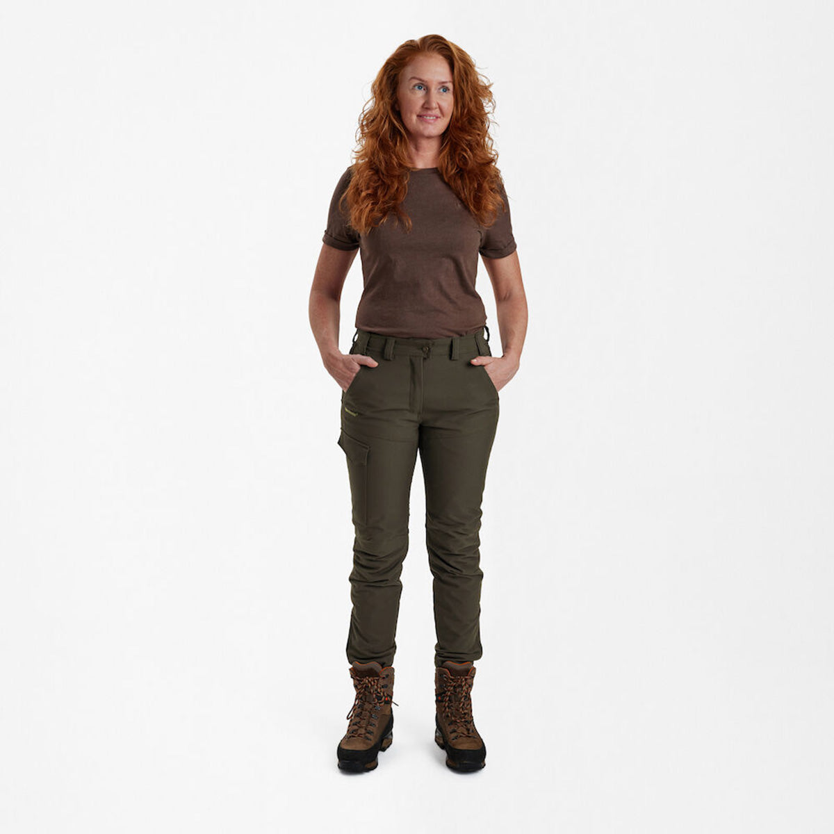 Deerhunter Lady Ann Extreme Boot Trousers With Membrane - On Model Deerhunter Lady Ann Extreme Boot Trousers With Membrane - On Model