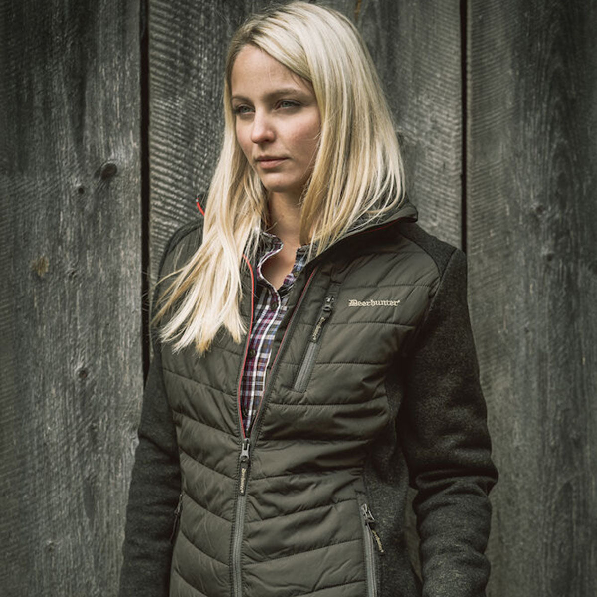Deerhunter Lady Caroline Padded Jacket - On Model Deerhunter Lady Caroline Padded Jacket - On Model