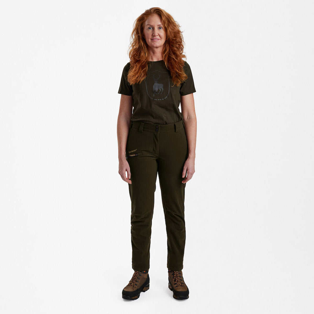 Deerhunter Lady Gabby Boot Trousers - On Model Deerhunter Lady Gabby Boot Trousers - On Model