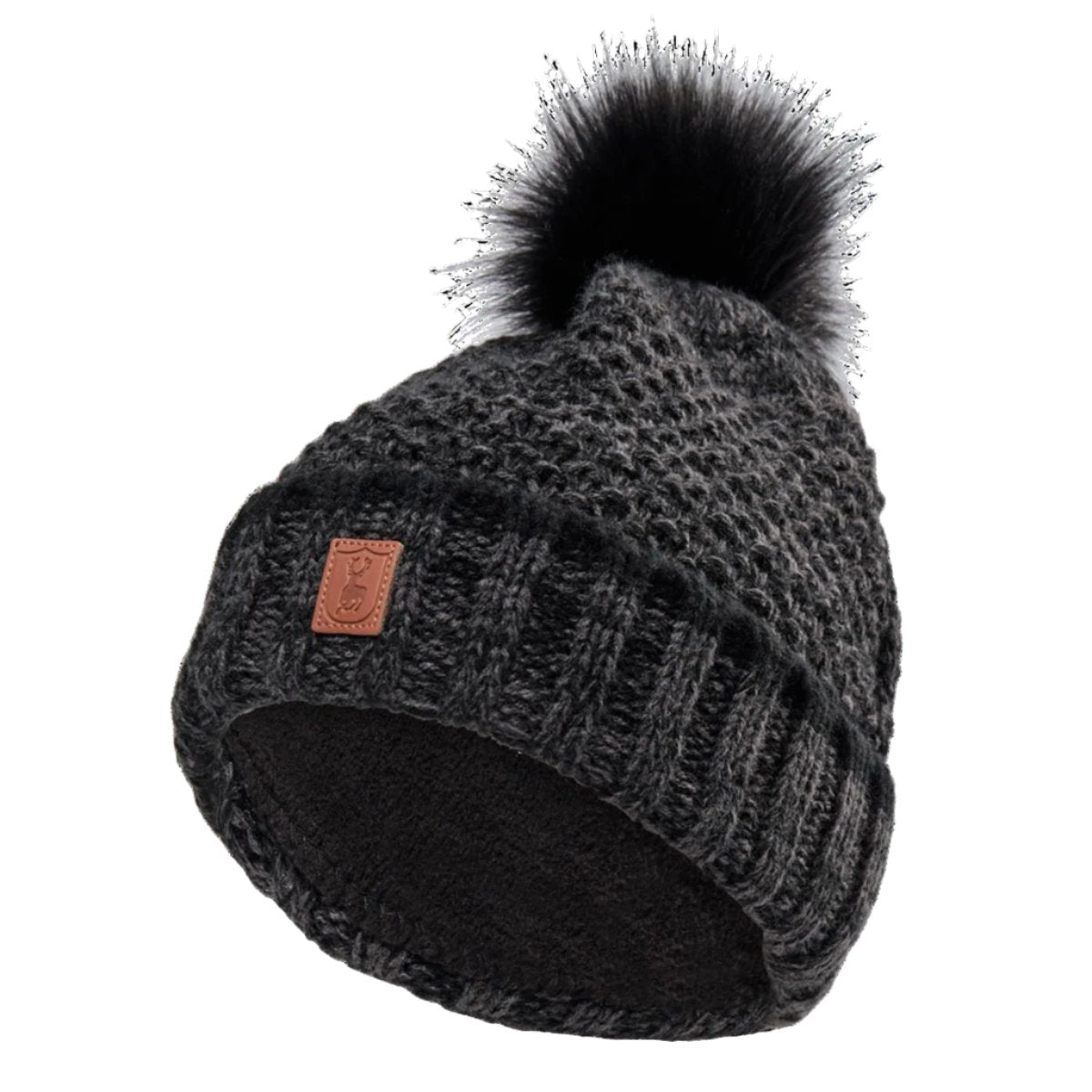 Deerhunter Lady Knitted Hat - Black Deerhunter Lady Knitted Hat - Black