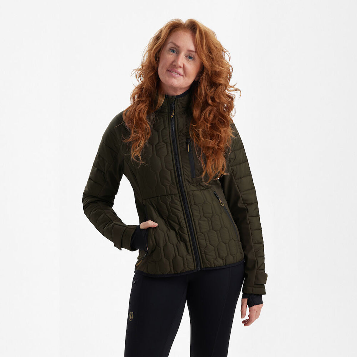 Deerhunter Lady Mossdale Quilted Jacket - On Model Deerhunter Lady Mossdale Quilted Jacket - On Model