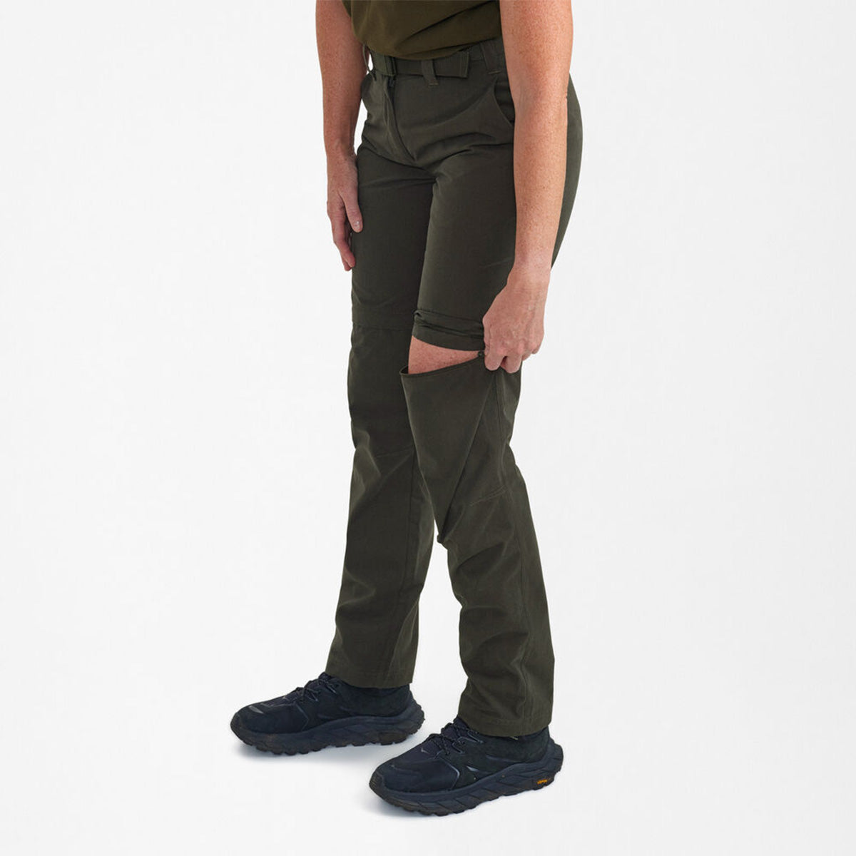 Deerhunter Lady Slogen Zip-off Trousers - On Model Deerhunter Lady Slogen Zip-off Trousers - On Model