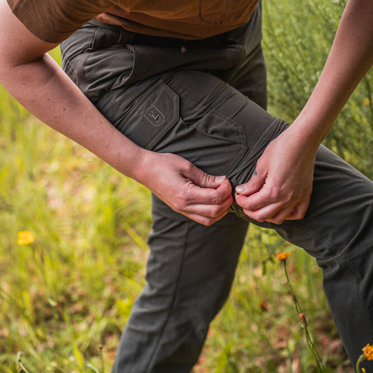 Deerhunter Lady Slogen Zip-off Trousers - On Model Deerhunter Lady Slogen Zip-off Trousers - On Model