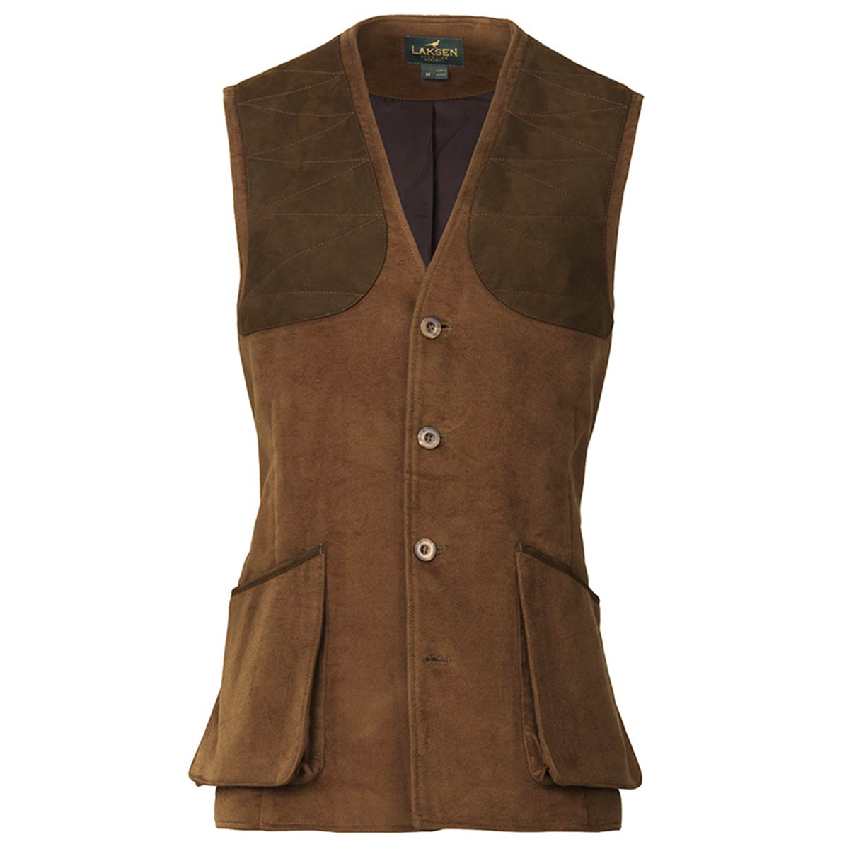 Laksen Belgravia Moleskin Leith Shooting Vest - Bronze Laksen Belgravia Moleskin Leith Shooting Vest - Bronze