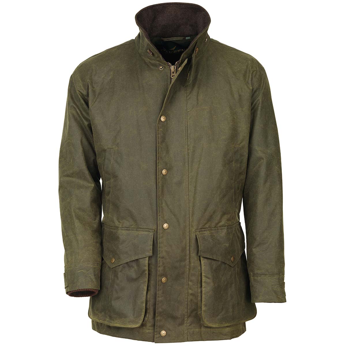 Laksen Enoch Waxed Coat - Forest Green Laksen Enoch Waxed Coat - Forest Green