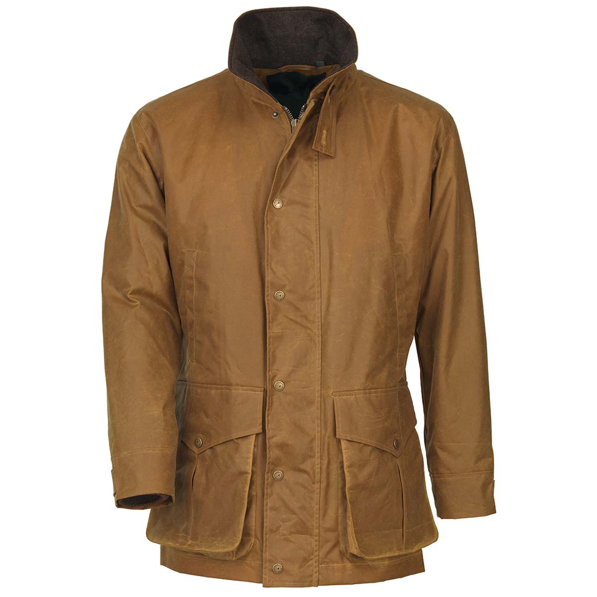 Laksen Enoch Waxed Coat - Stone Laksen Enoch Waxed Coat - Stone