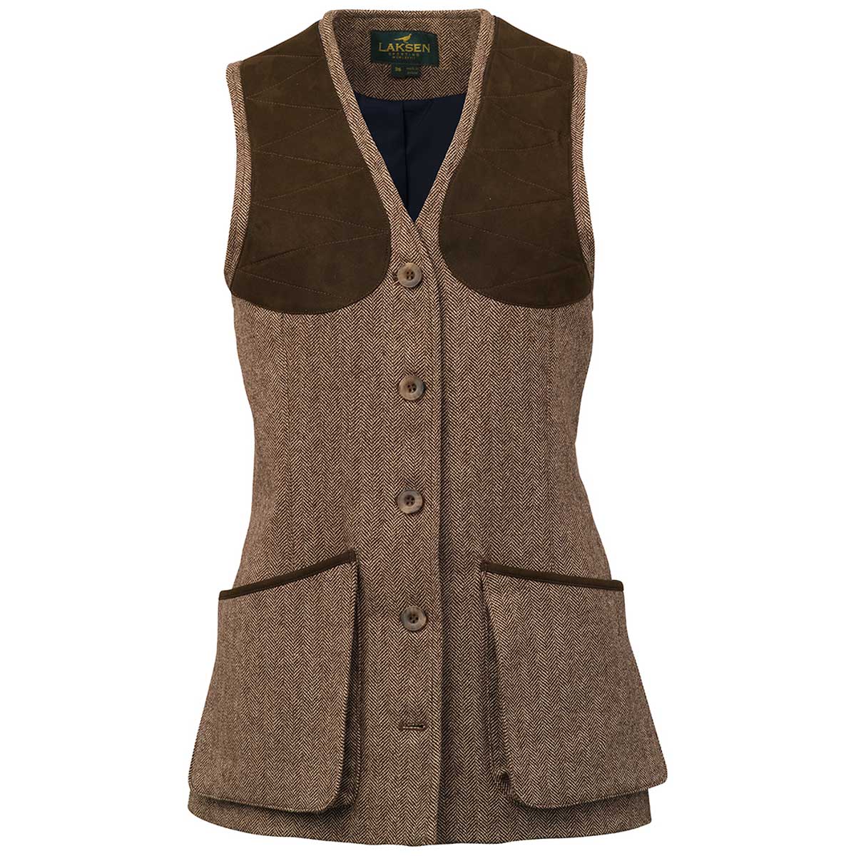 Laksen Glyn Beauly Women's Tweed Shooting Vest Laksen Glyn Beauly Women's Tweed Shooting Vest