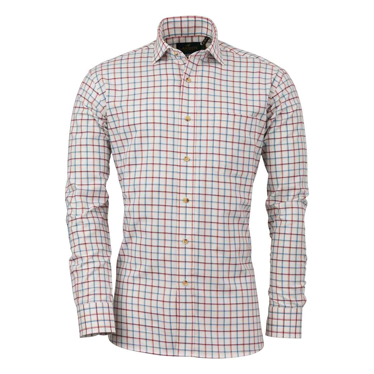 Laksen Greg Organic Brushed Cotton Checked Shirt Laksen Greg Organic Brushed Cotton Checked Shirt