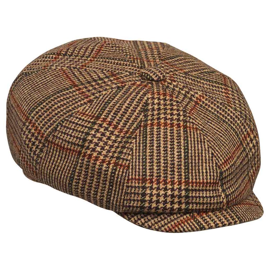 Laksen Cavendish Tweed Bakerboy Cap Laksen Cavendish Tweed Bakerboy Cap