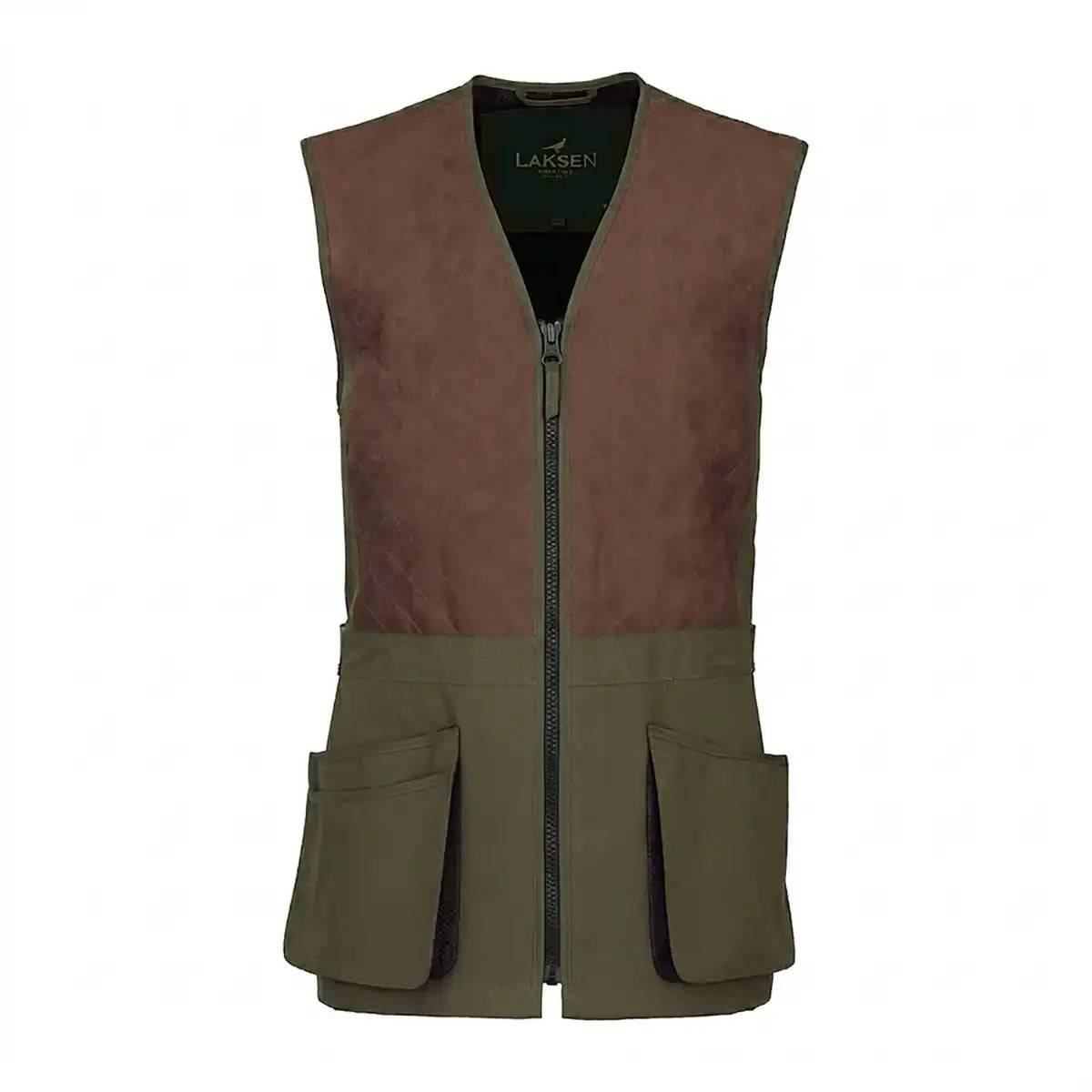 Laksen Marsh Shooting Vest - Front View Laksen Marsh Shooting Vest - Front View