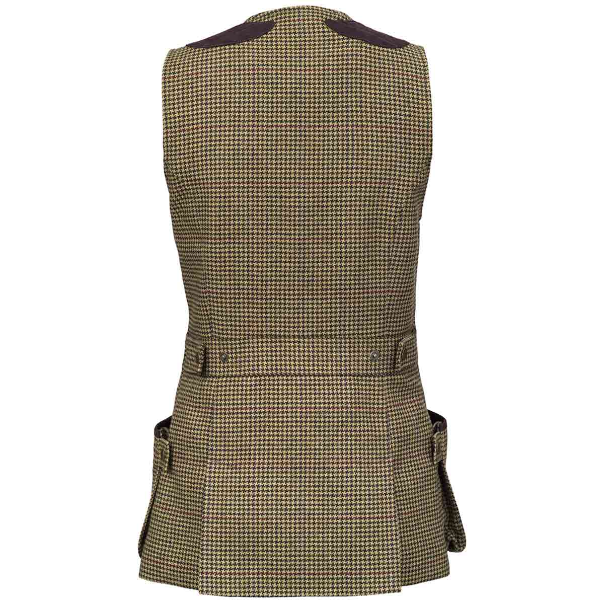 Laksen Lily Women's Beauly Tweed Shooting Vest - Rear Laksen Lily Women's Beauly Tweed Shooting Vest - Rear