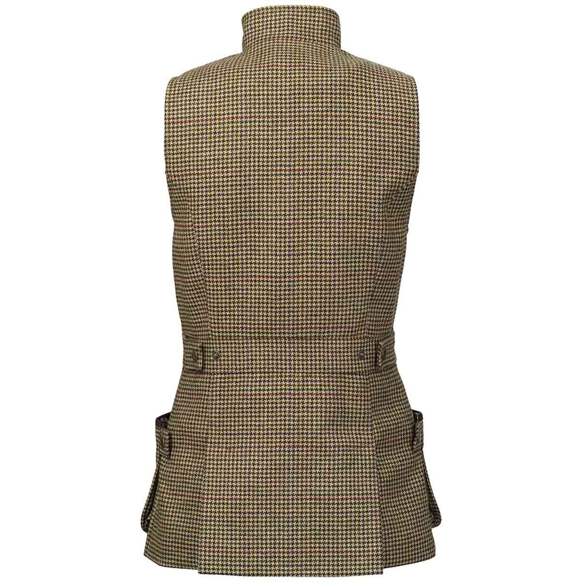 Laksen Lily Women's Penrith Tweed Shooting Vest - Rear Laksen Lily Women's Penrith Tweed Shooting Vest - Rear