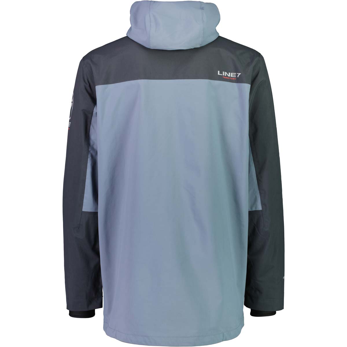 Line 7 Storm Armour10 Waterproof 2 Layer Jacket - Rear Line 7 Storm Armour10 Waterproof 2 Layer Jacket - Rear