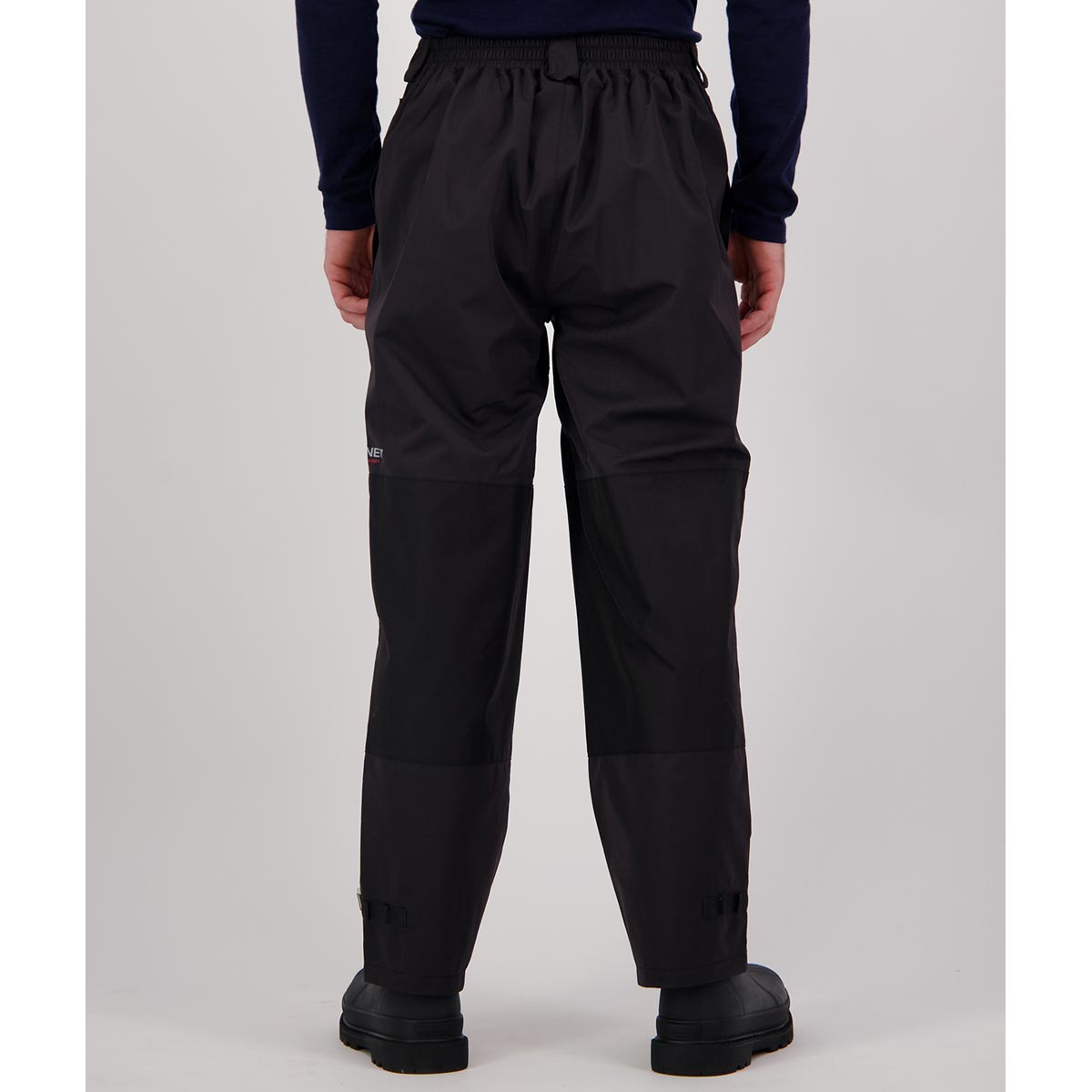 Line 7 Territory Storm Pro20 Waterproof 3 Layer Overtrousers - On Model - Rear Line 7 Territory Storm Pro20 Waterproof 3 Layer Overtrousers - On Model - Rear