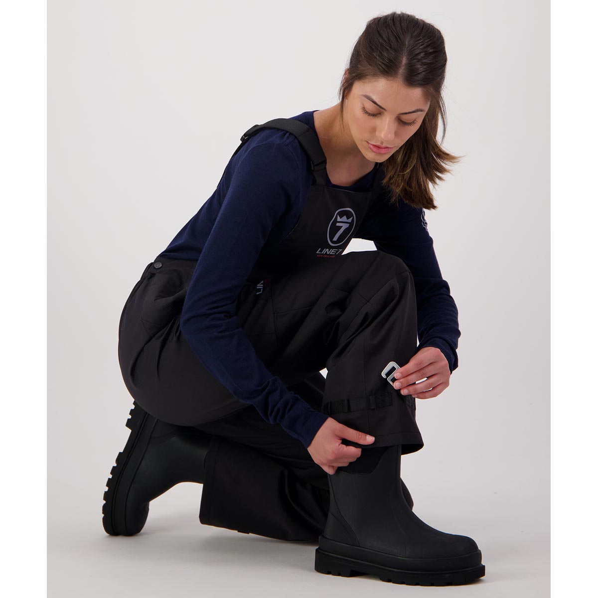 Line 7 Territory Storm Pro20 Women's Waterproof 3 Layer Bib Overtrousers -Leg Cuff Line 7 Territory Storm Pro20 Women's Waterproof 3 Layer Bib Overtrousers -Leg Cuff