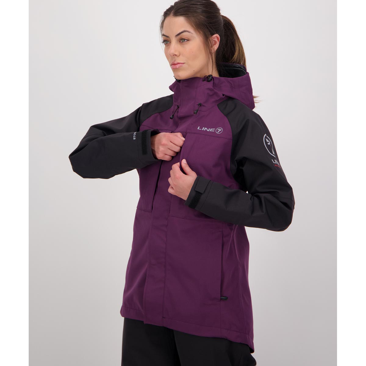 Line 7 Territory Storm Pro20 Women's Waterproof 3 Layer Jacket - Chest Pockets Line 7 Territory Storm Pro20 Women's Waterproof 3 Layer Jacket - Chest Pockets