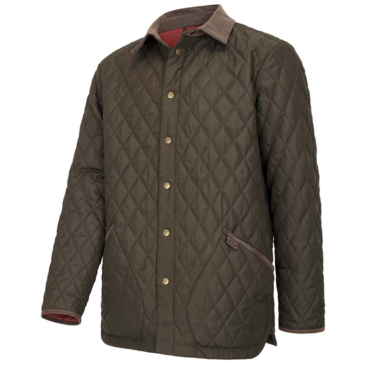 Hoggs of Fife Lochore Quilted Jacket - Mens - Front Hoggs of Fife Lochore Quilted Jacket - Mens - Front