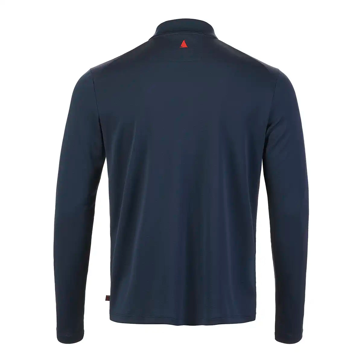 Musto Men's Evo Crew Sunblock Long-Sleeve Polo Shirt- Navy back Musto Men's Evo Crew Sunblock Long-Sleeve Polo Shirt- Navy back