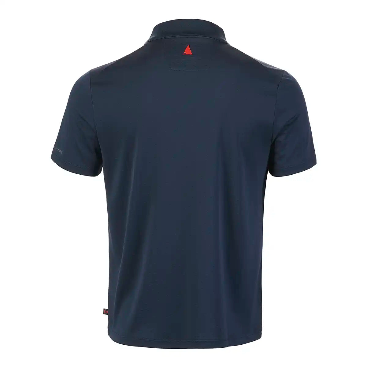 Musto Men's Evo Crew Sunblock Short-Sleeve Polo Shirt- Navy- Back Musto Men's Evo Crew Sunblock Short-Sleeve Polo Shirt- Navy- Back